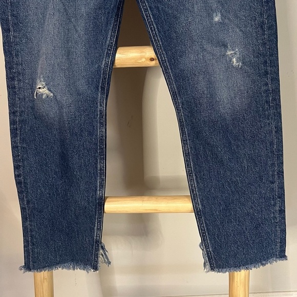 Agolde Jamie Straight Jeans in Lowdown High Rise Distressed 29 - Picture 4 of 12